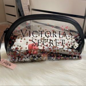 Victorias Secret Makeup Bag w/ Deluxe Samples